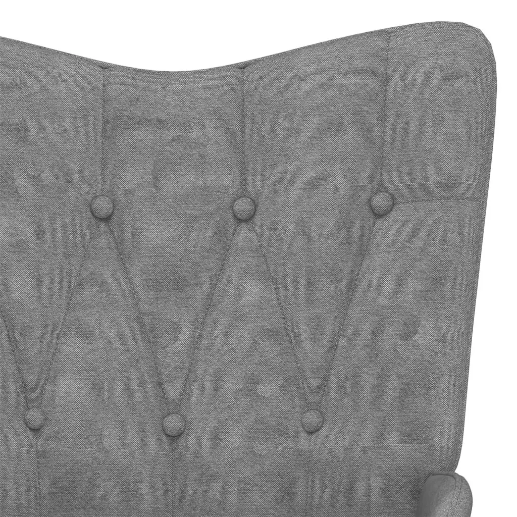 Rocking Chair Dark Grey Fabric 327612