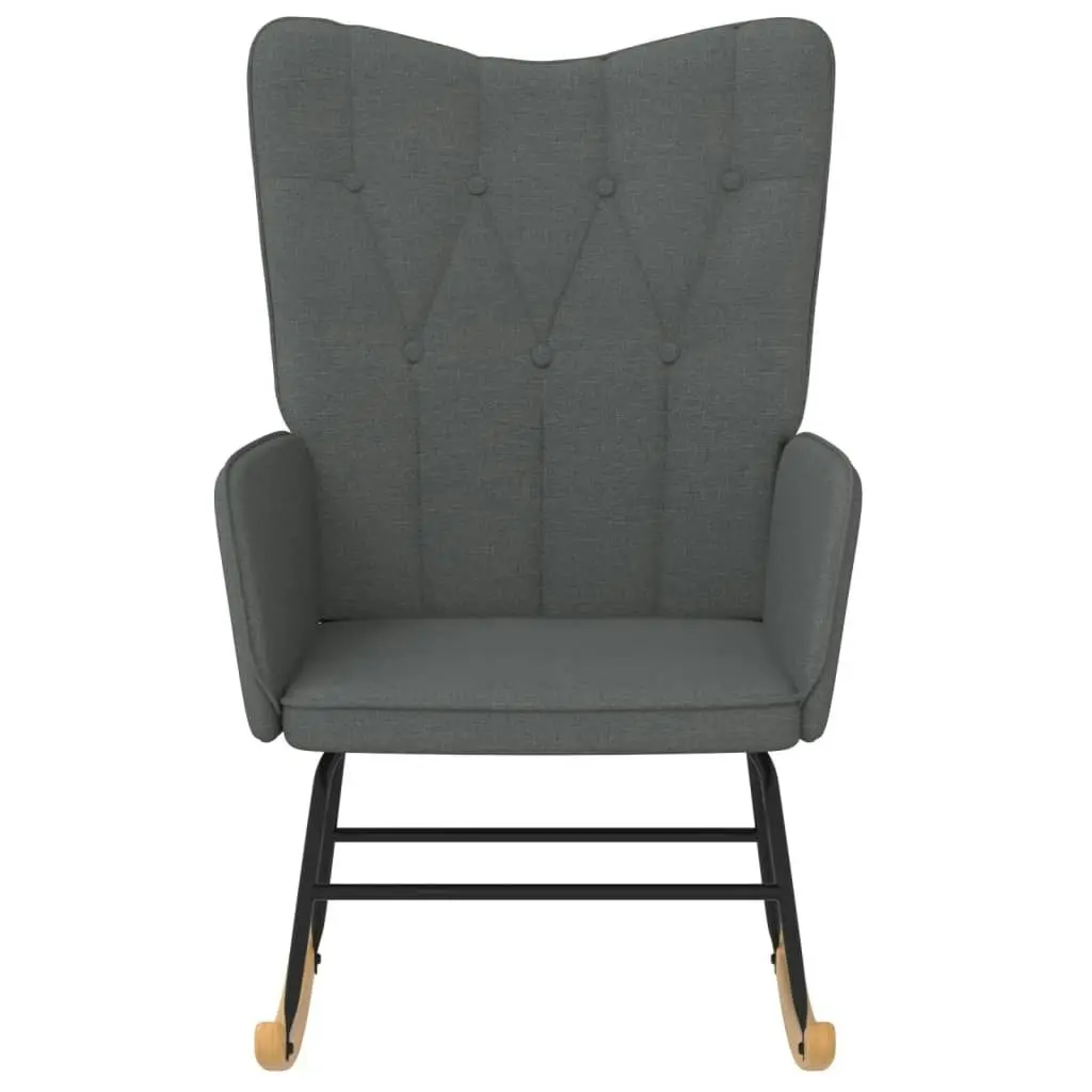 Rocking Chair Dark Grey Fabric 327612