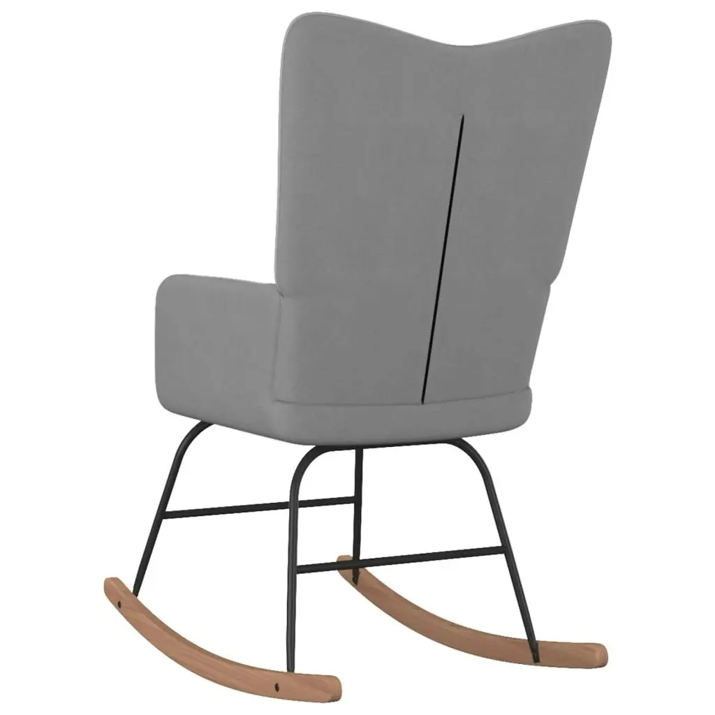 Rocking Chair Dark Grey Fabric 327612