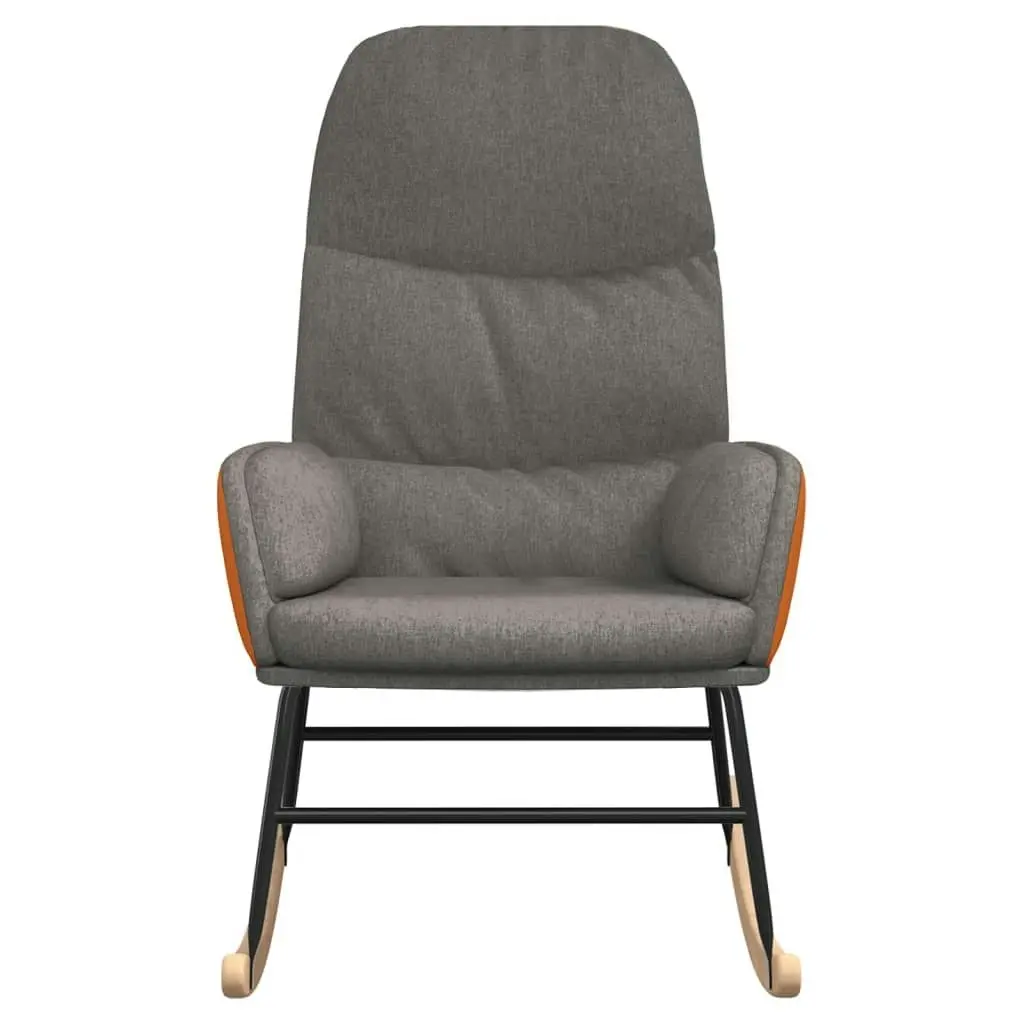 Rocking Chair Light Grey Fabric 341042