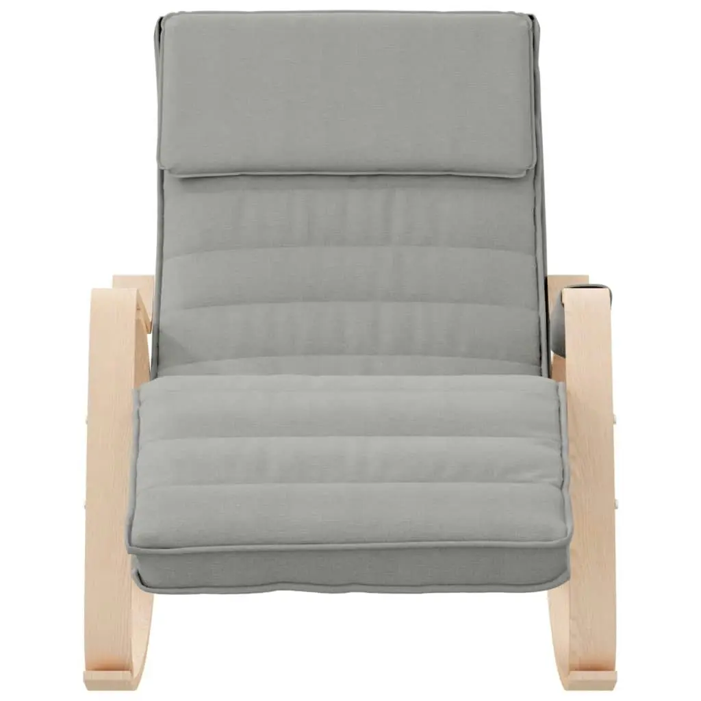 Rocking Chair Light Grey Fabric 351074