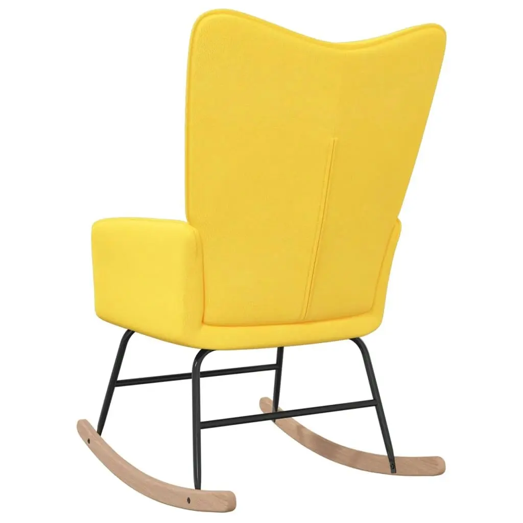 Rocking Chair Mustard Yellow Fabric 328014