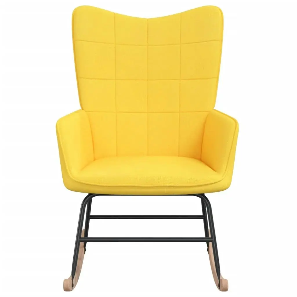 Rocking Chair Mustard Yellow Fabric 328014