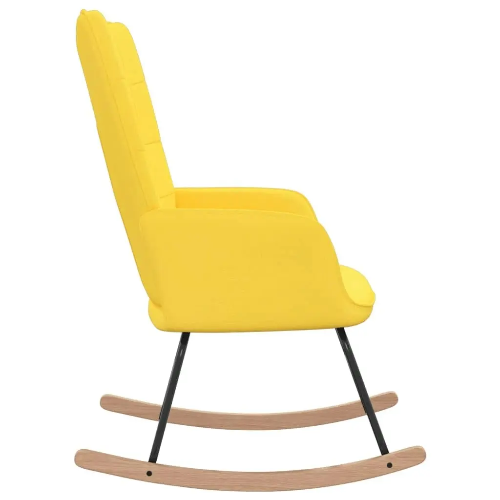 Rocking Chair Mustard Yellow Fabric 328014