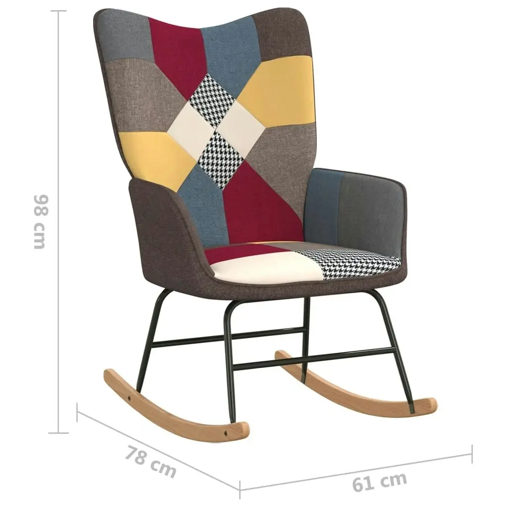 Rocking Chair Patchwork Fabric 328191