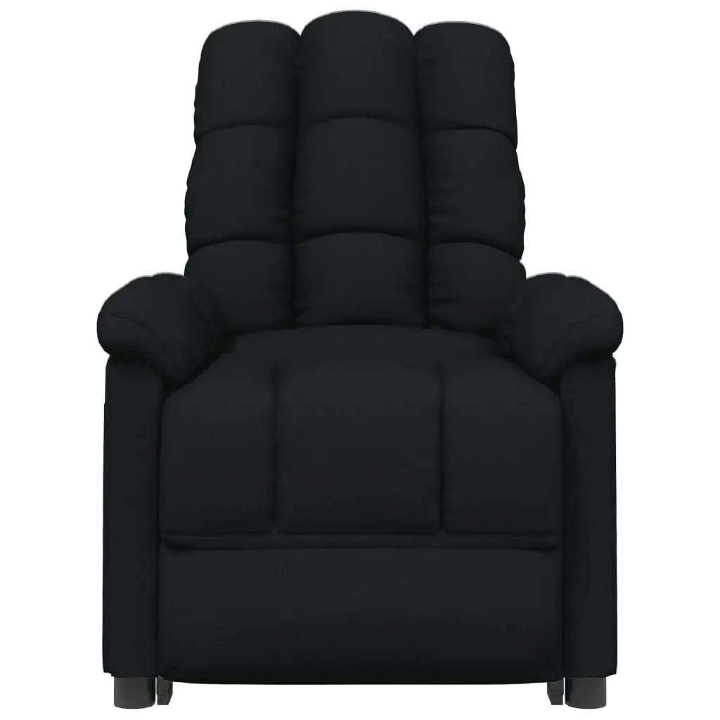 Recliner Chair Black Fabric 342723