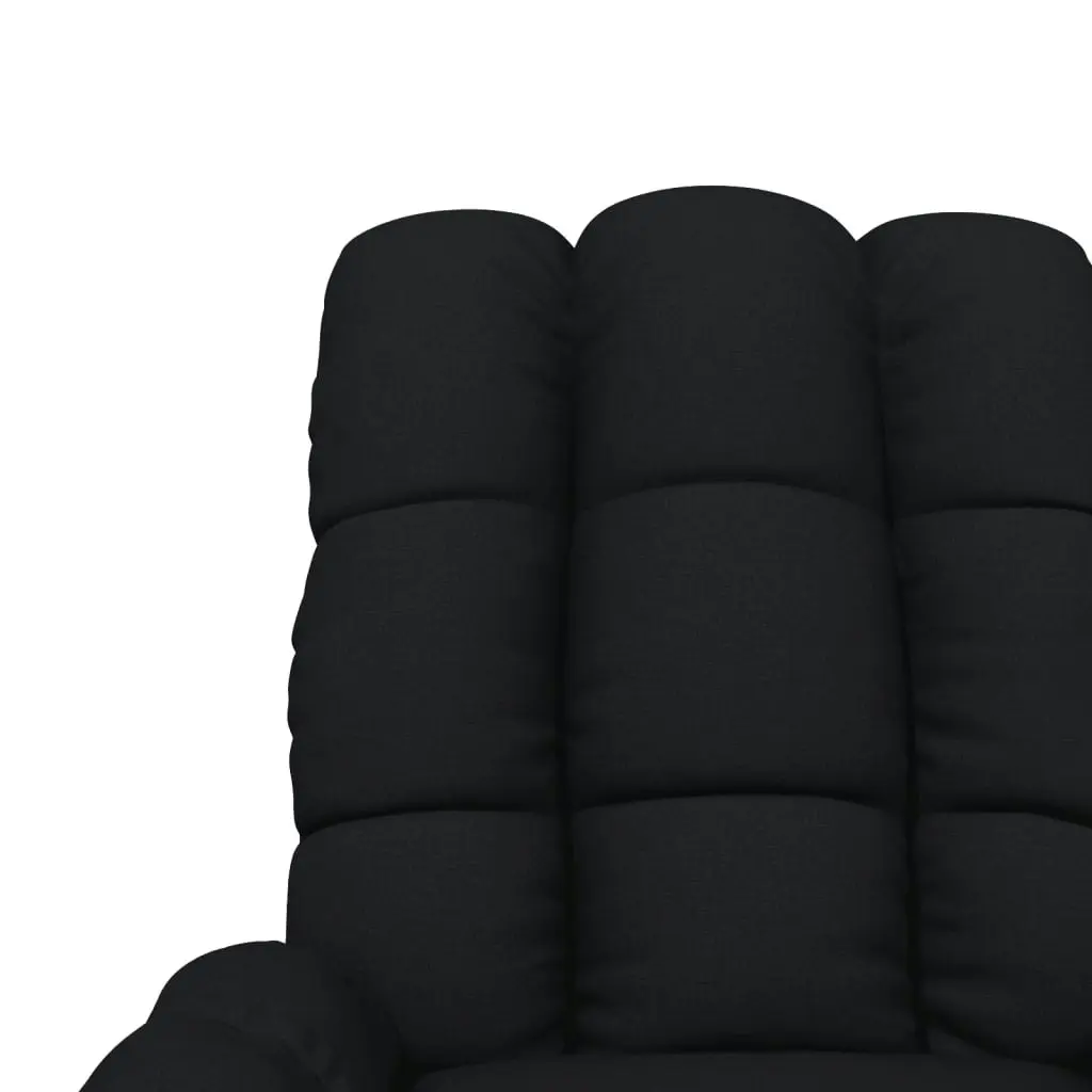 Recliner Chair Black Fabric 342723