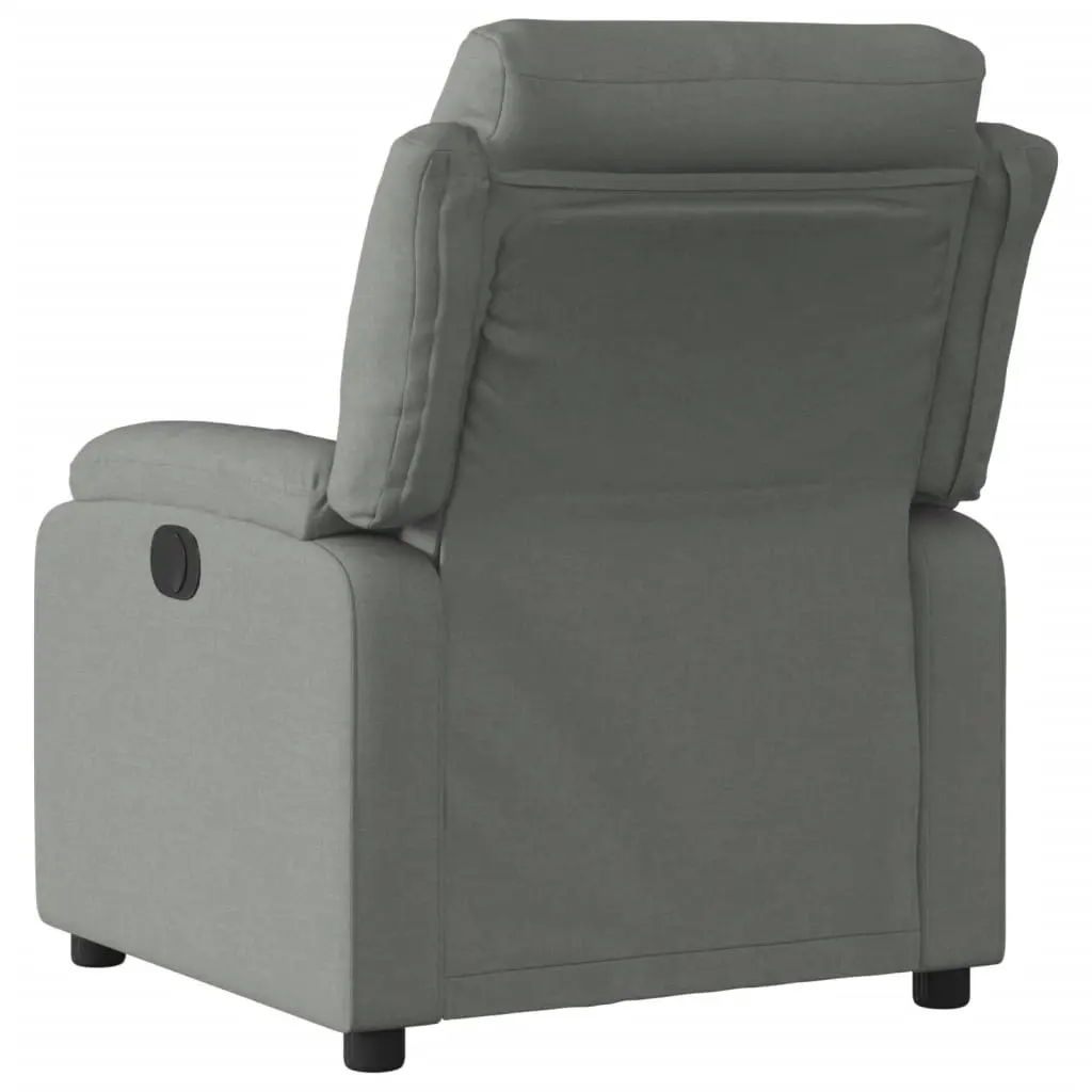 Recliner Chair Dark Grey Fabric 3205721