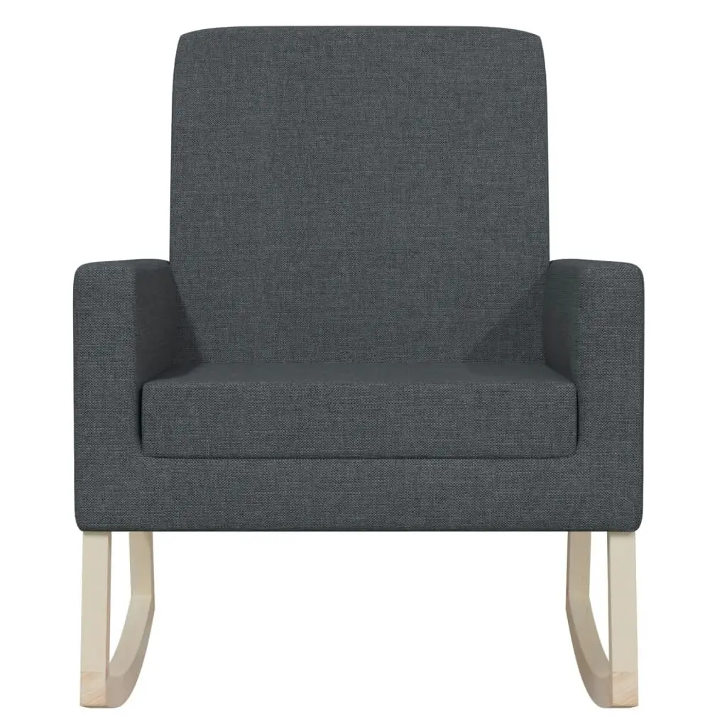 Rocking Chair Dark Grey Fabric 329416