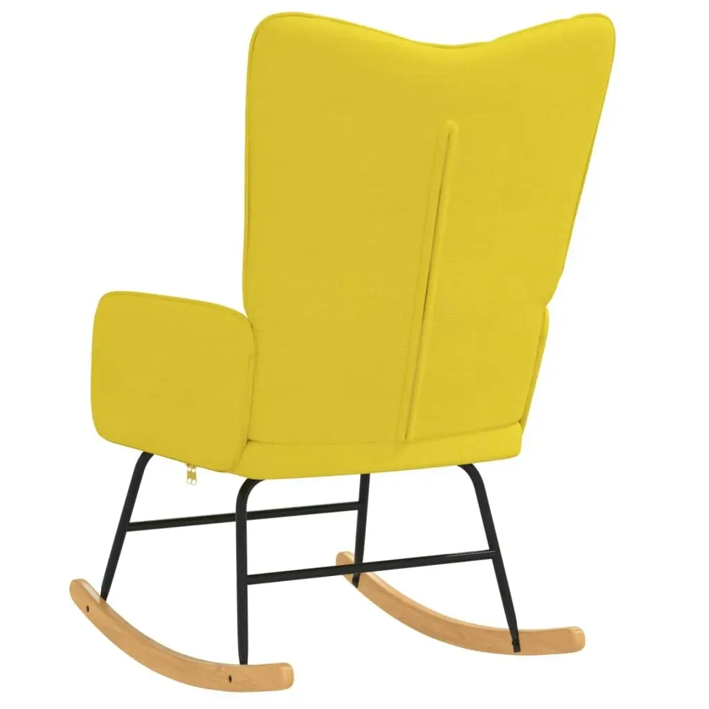 Rocking Chair Mustard Yellow Fabric 327618