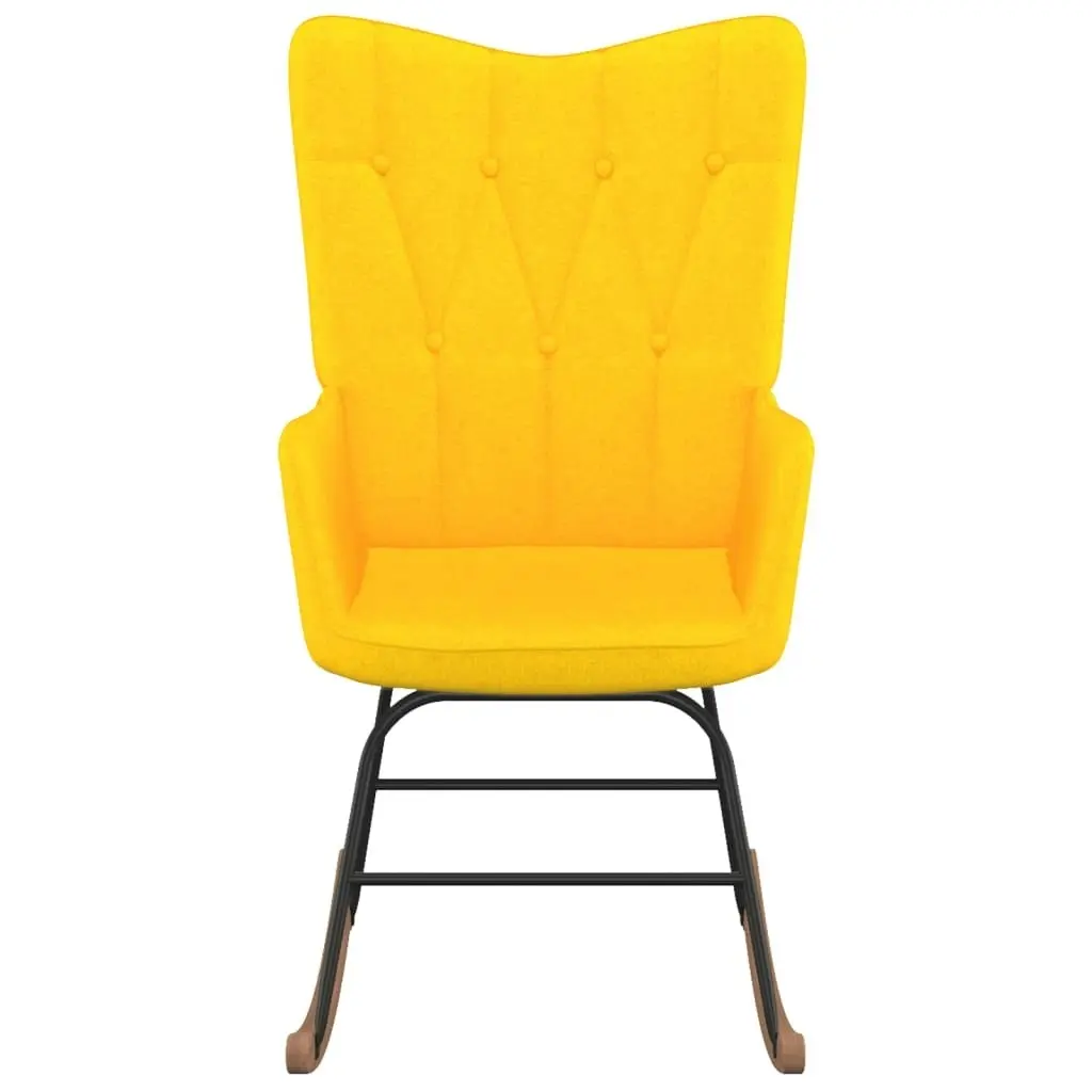 Rocking Chair Mustard Yellow Fabric 327618