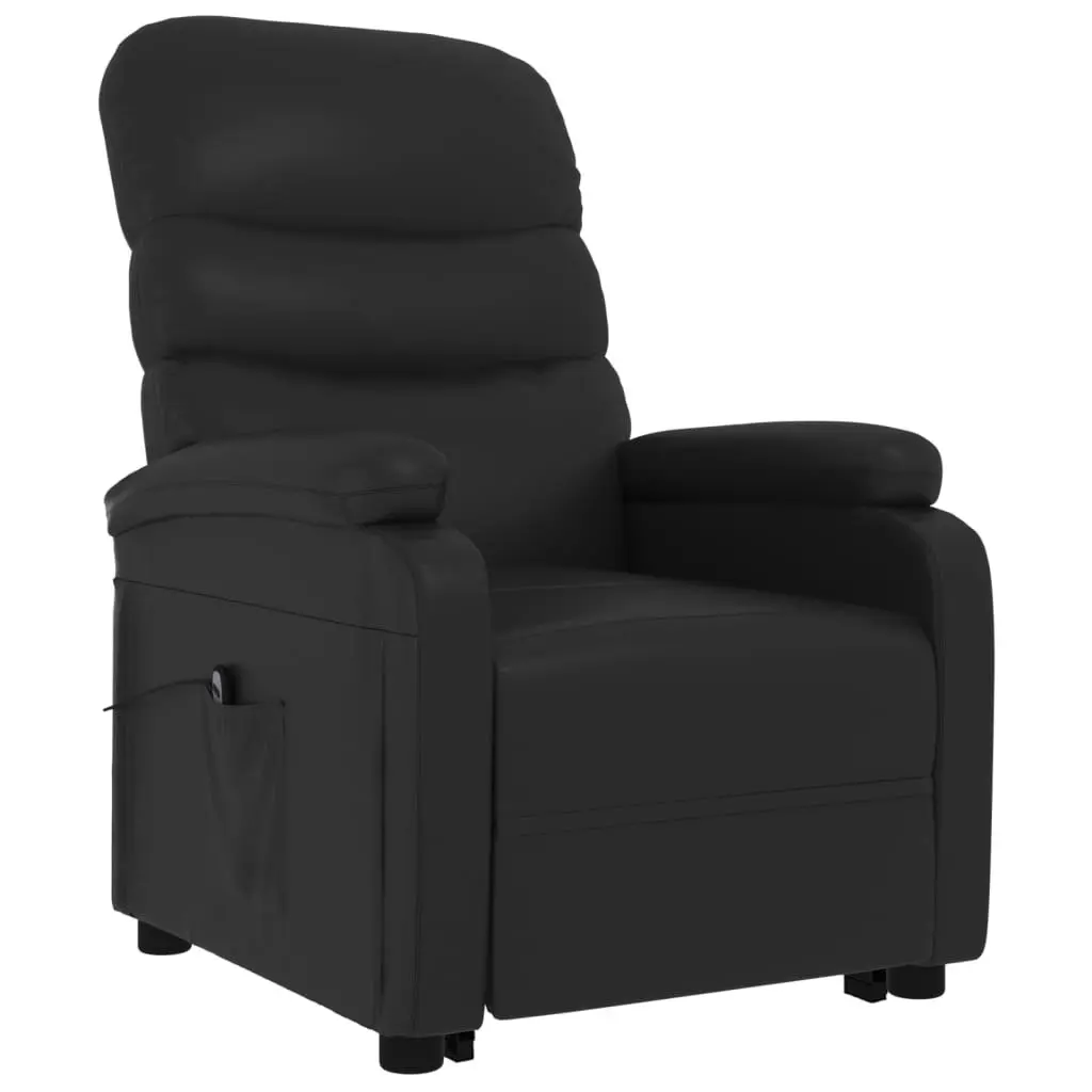 Stand up Chair Black Faux Leather 3152199