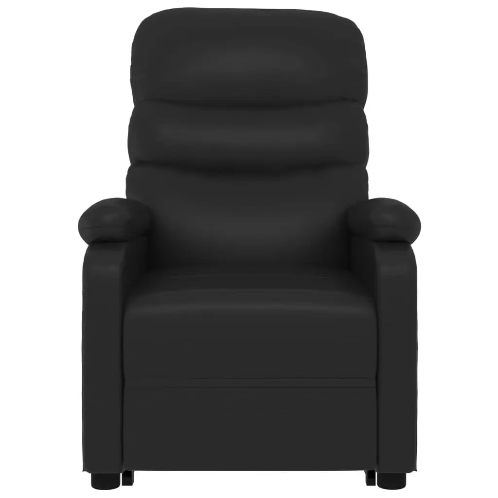 Stand up Chair Black Faux Leather 3152199