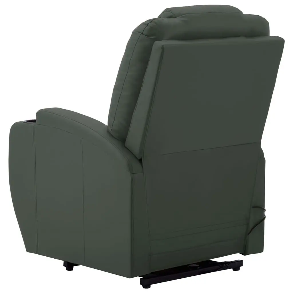 Stand up Massage Chair Anthracite Faux Leather 289760