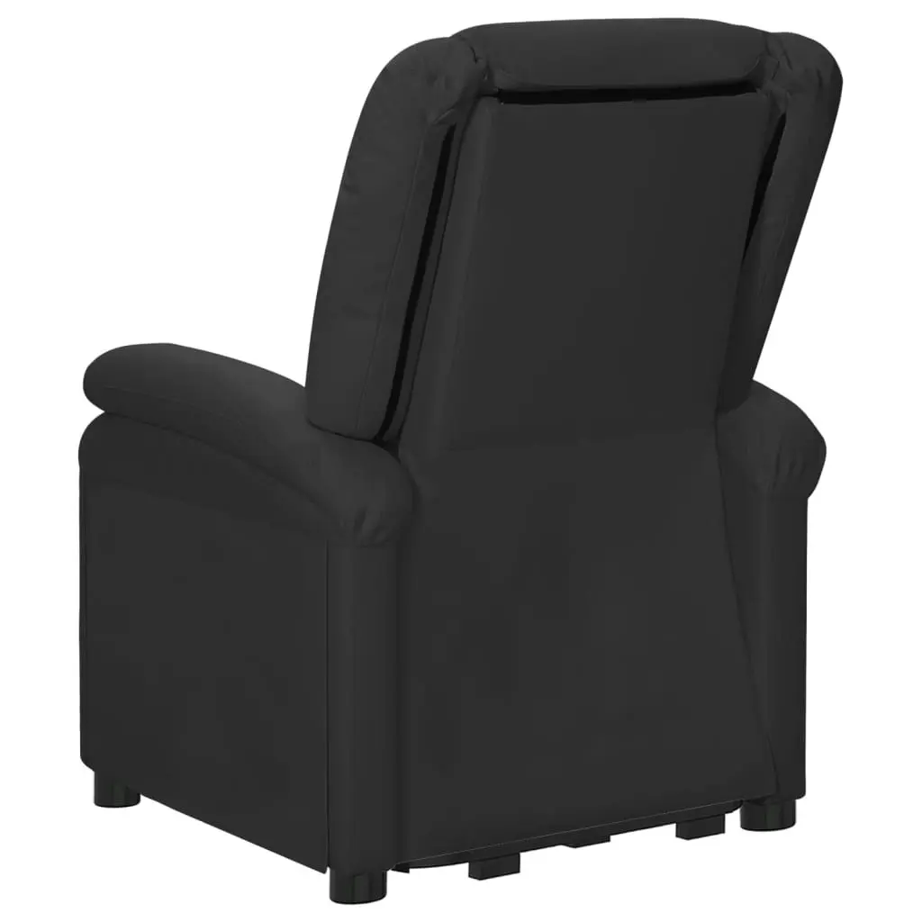 Stand up Massage Chair Black Faux Leather 3152344