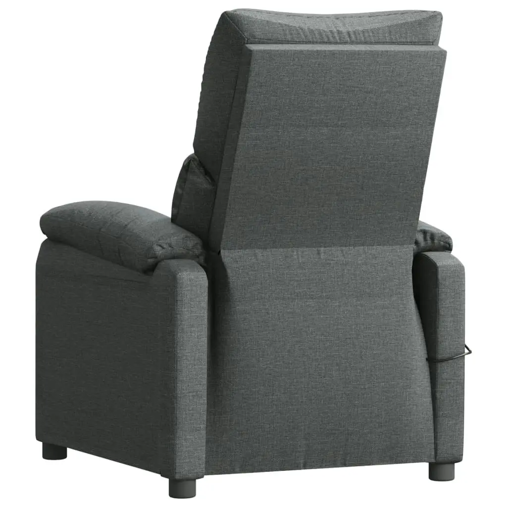 Stand up Massage Chair Dark Grey Fabric 3152407