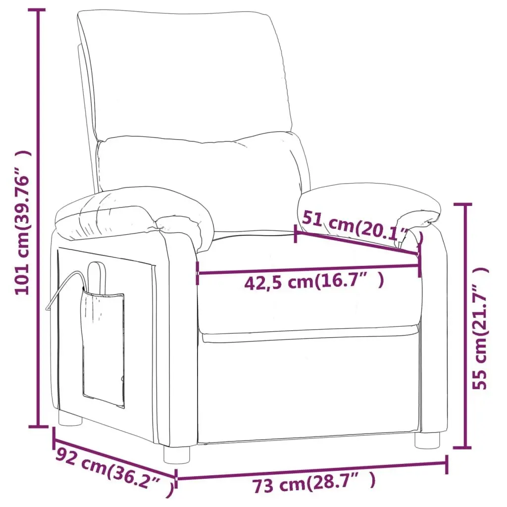 Stand up Massage Chair Dark Grey Fabric 3152407