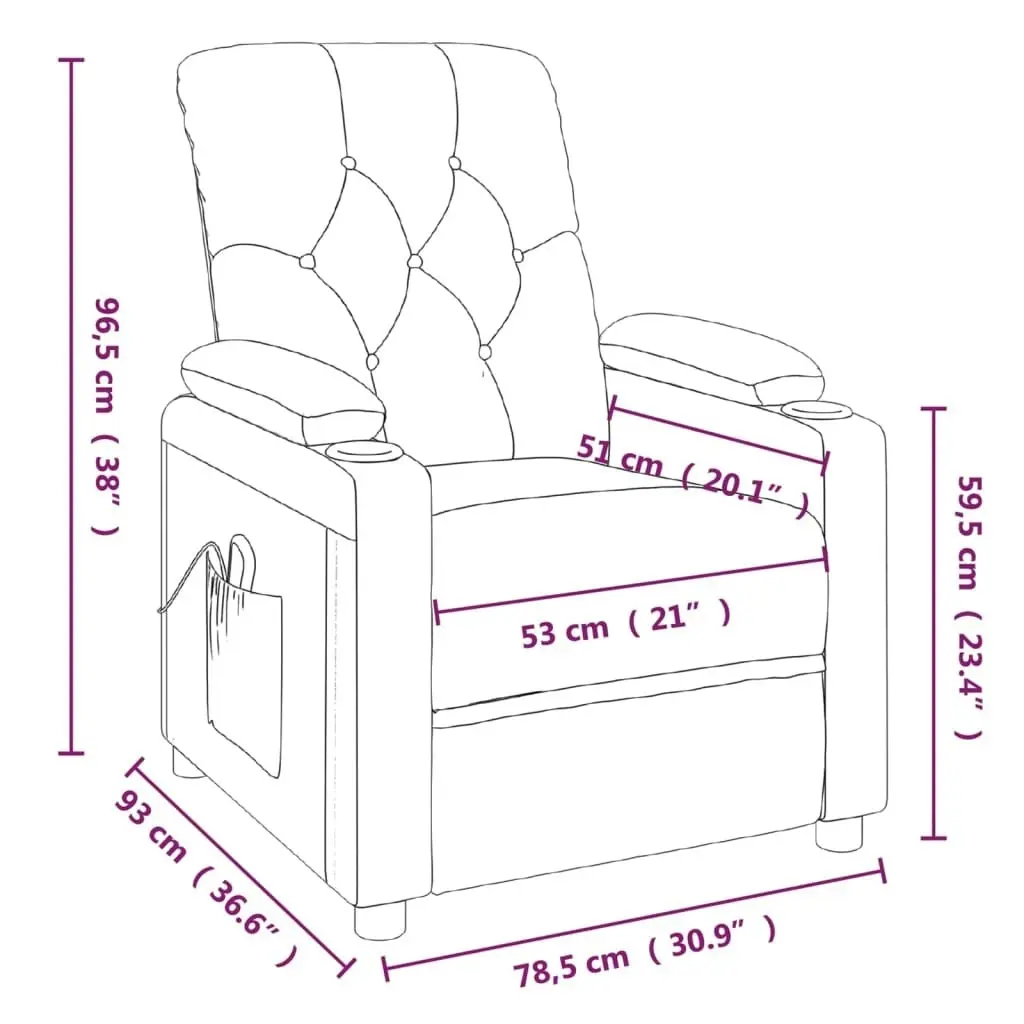 Stand up Massage Chair Dark Grey Fabric 3094269