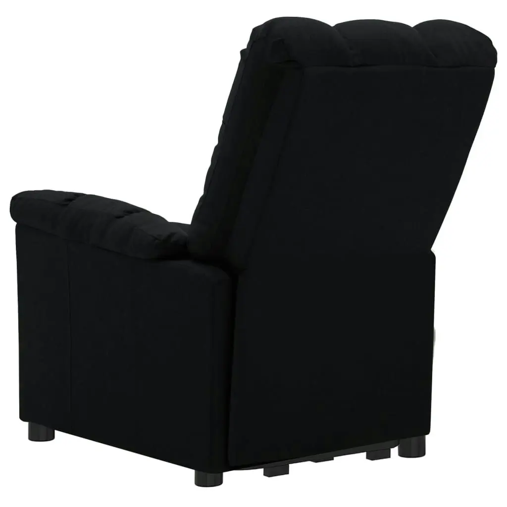 Stand up Massage Chair Black Fabric 3152265