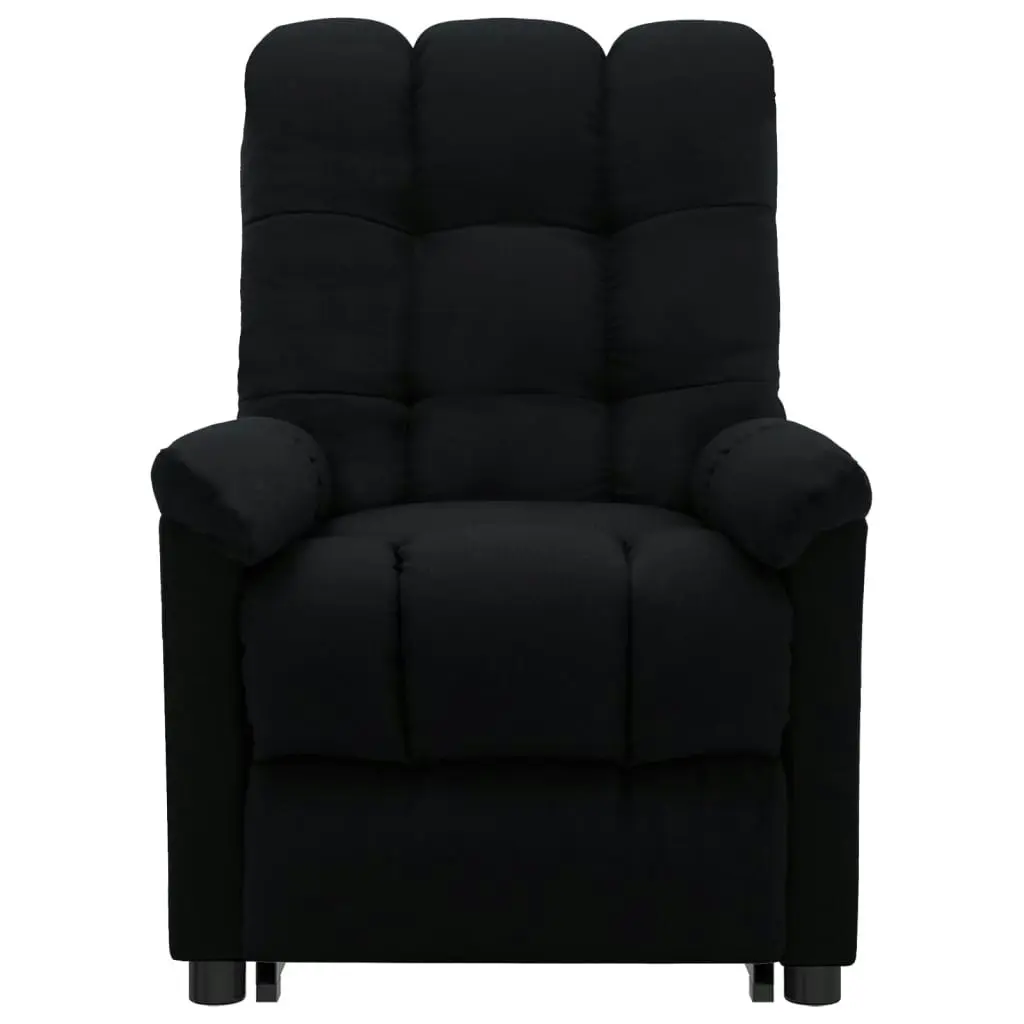 Stand up Massage Chair Black Fabric 3152265