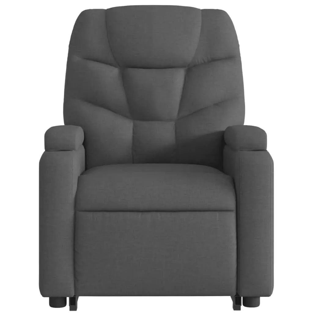 Stand up Recliner Chair Dark Grey Fabric 3205625