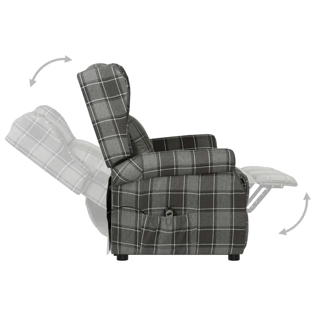 Stand up Chair Grey Fabric 329468