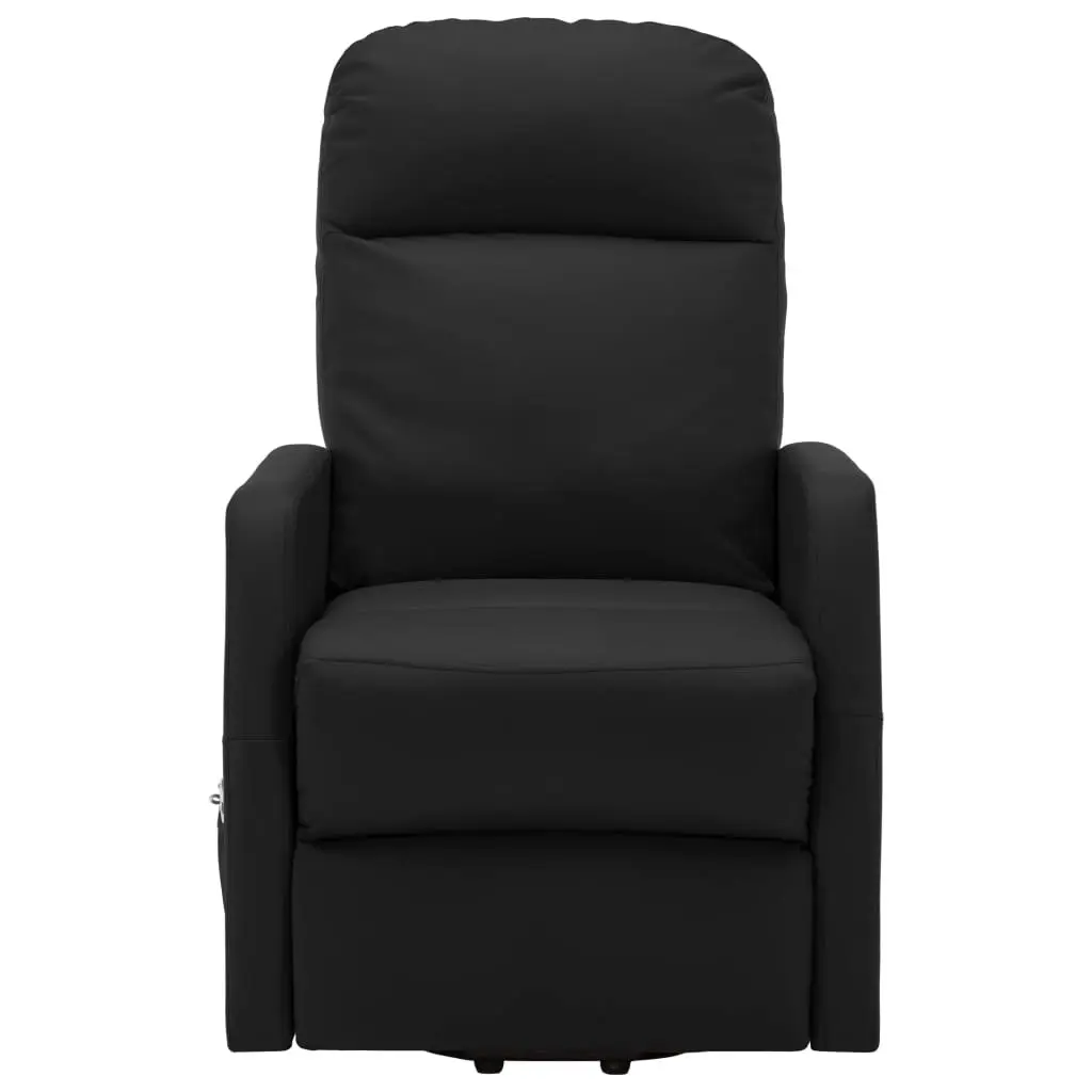 Stand up Massage Chair Black Faux Leather 321373