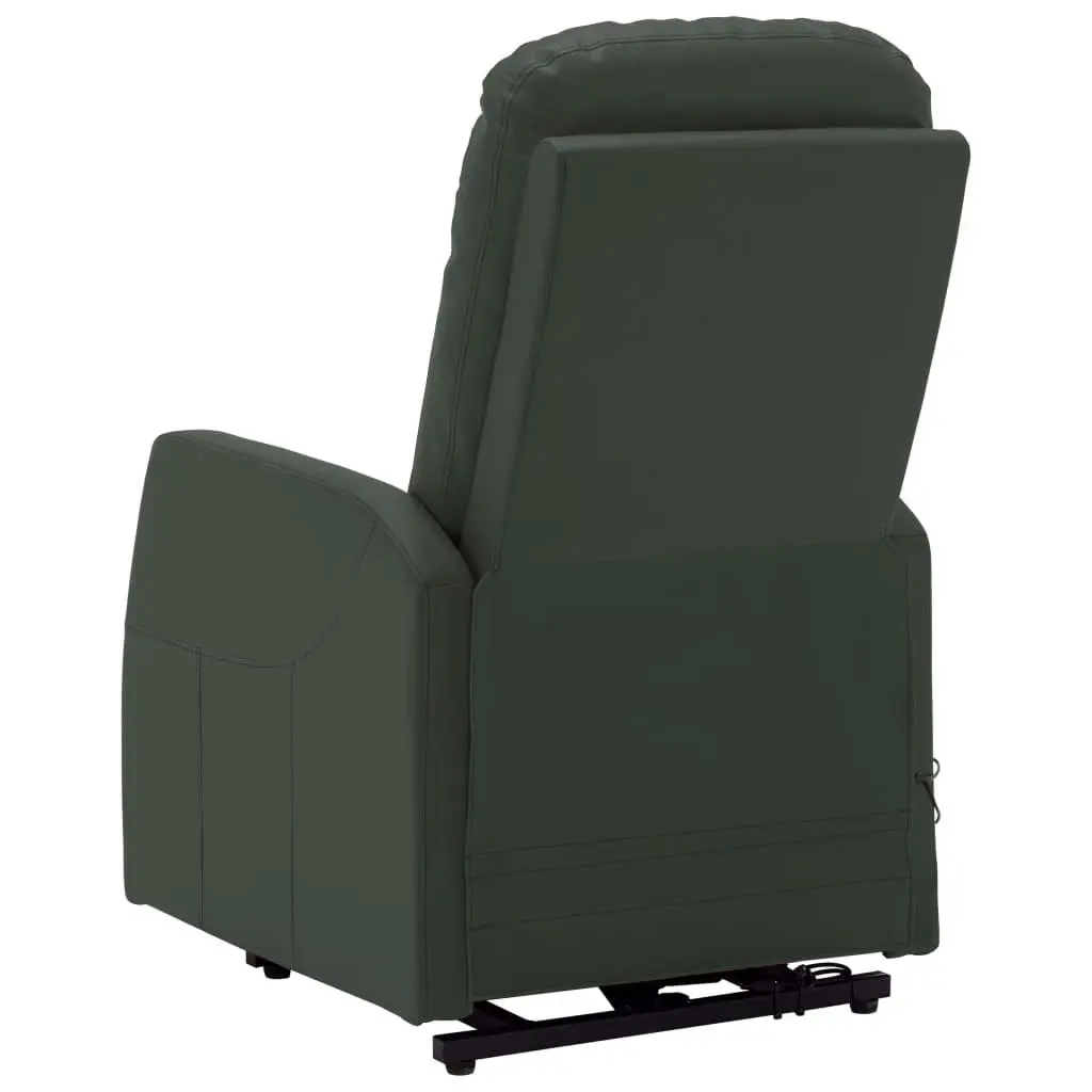 Stand up Massage Chair Anthracite Faux Leather 321376