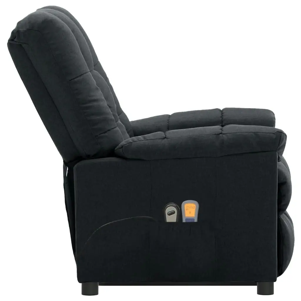 Stand up Massage Chair Dark Grey Fabric 3152264