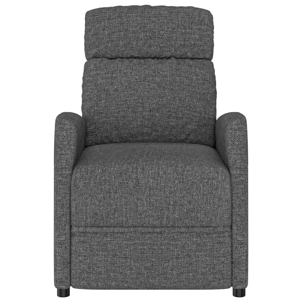 Stand up Massage Chair Dark Grey Fabric 3152226