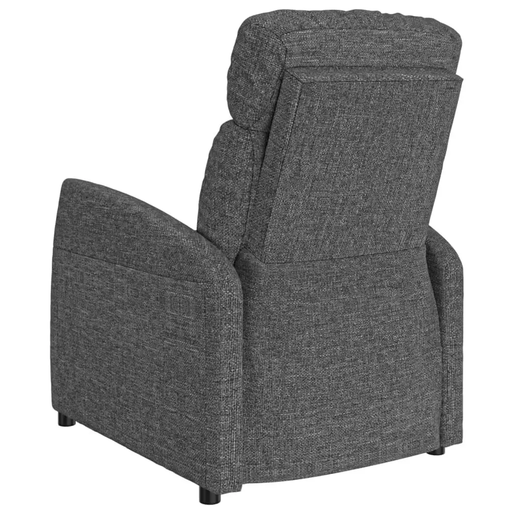 Stand up Massage Chair Dark Grey Fabric 3152226