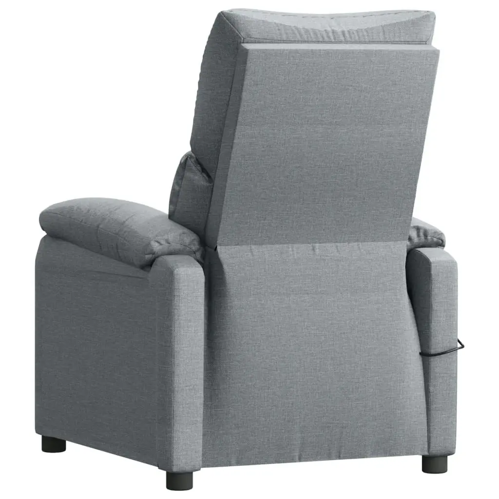 Stand up Massage Chair Light Grey Fabric 3152406