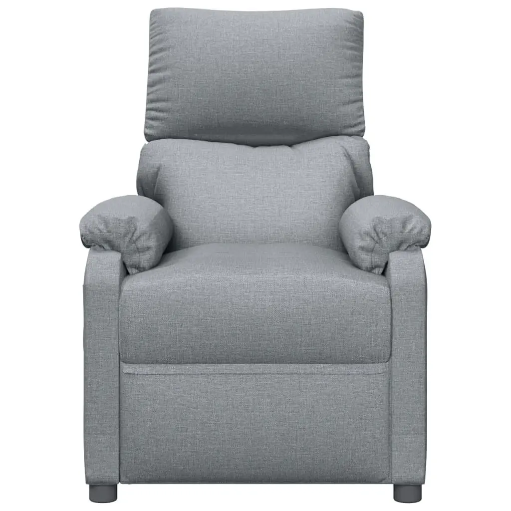 Stand up Massage Chair Light Grey Fabric 3152406