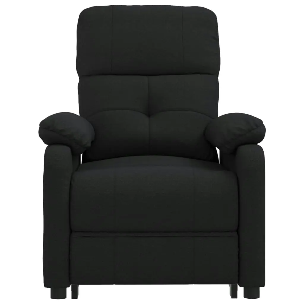 Stand up Massage Chair Black Fabric 3152165