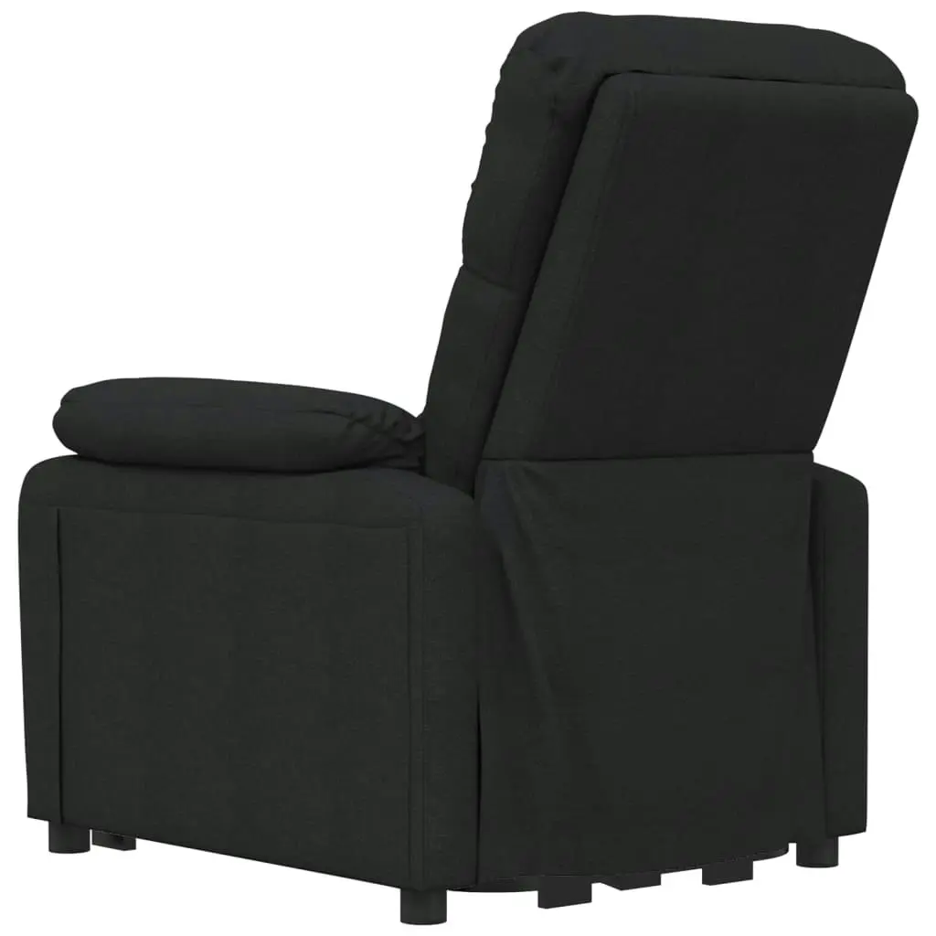 Stand up Massage Chair Black Fabric 3152165