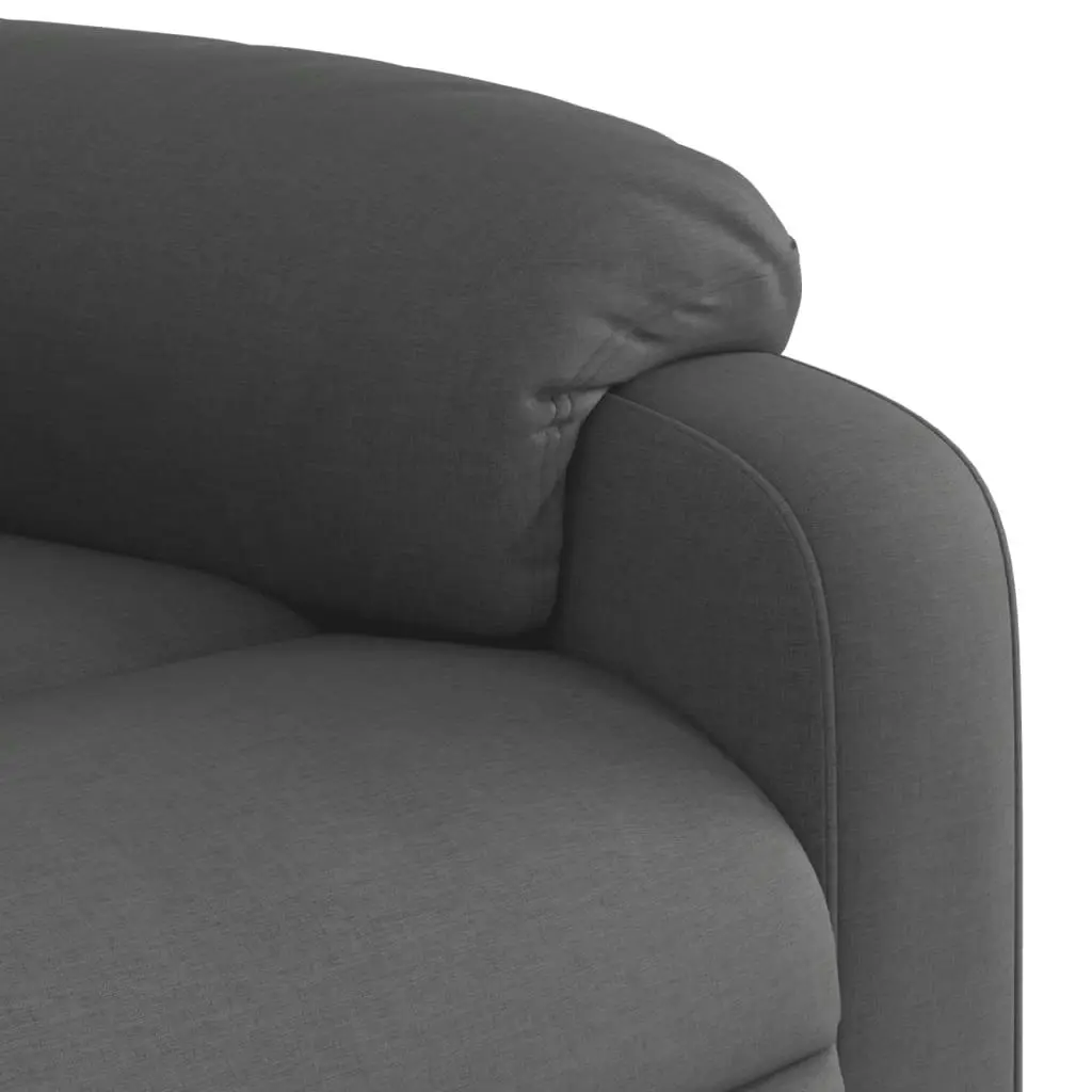 Stand up Recliner Chair Dark Grey Fabric 3205697