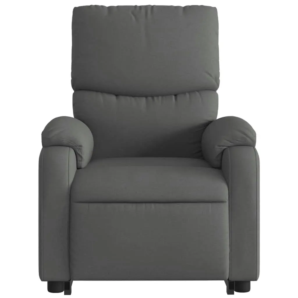 Stand up Recliner Chair Dark Grey Fabric 3205697