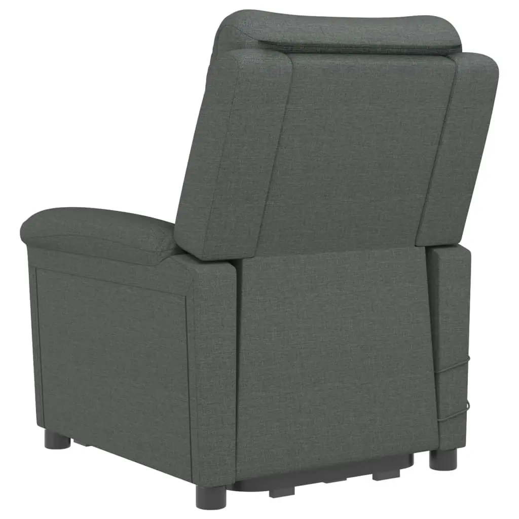 Stand up Massage Chair Dark Grey Fabric 3152502