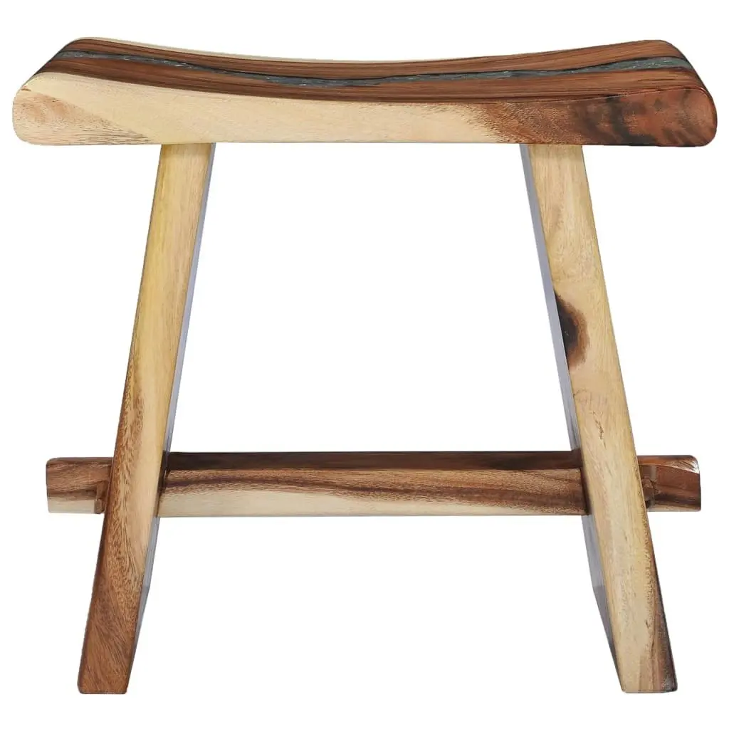 Stool Solid Suar Wood and Polyresin 281647