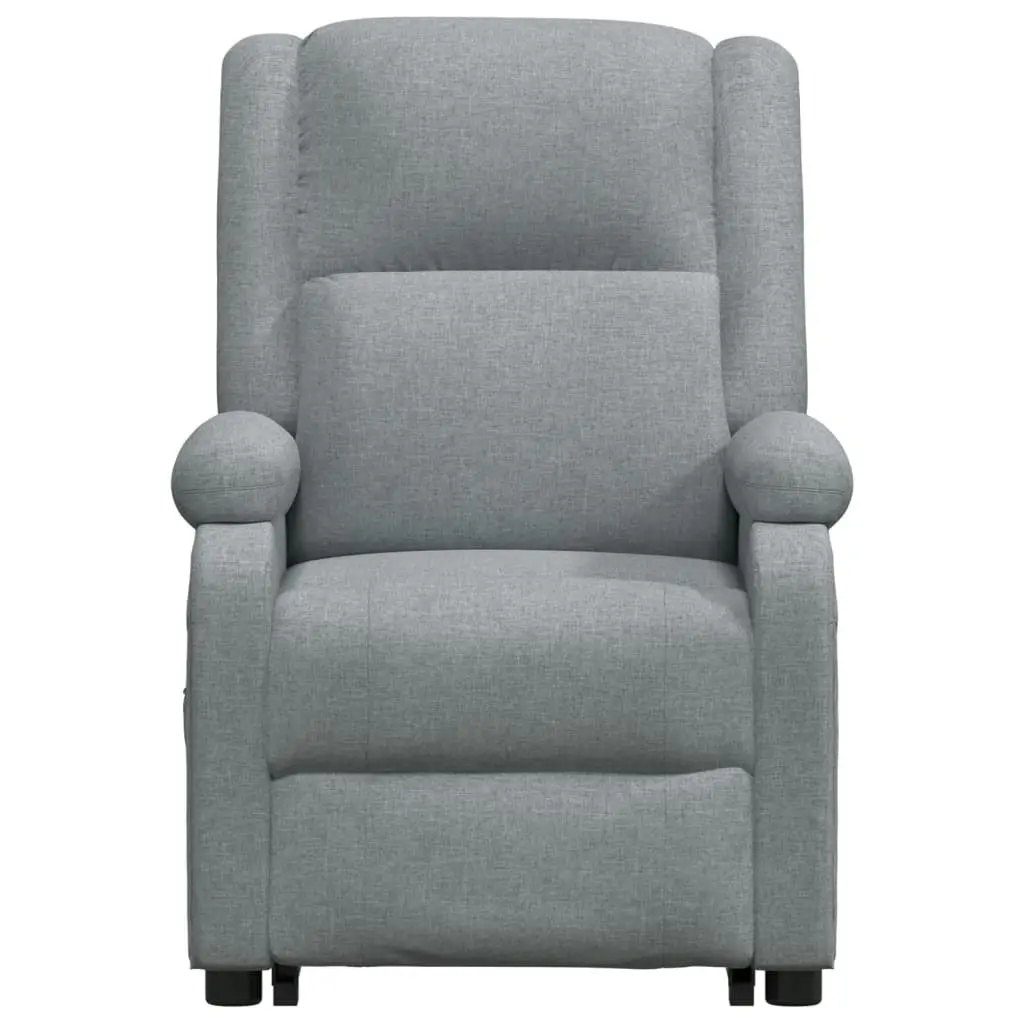 Stand up Massage Chair Light Grey Fabric 3152326