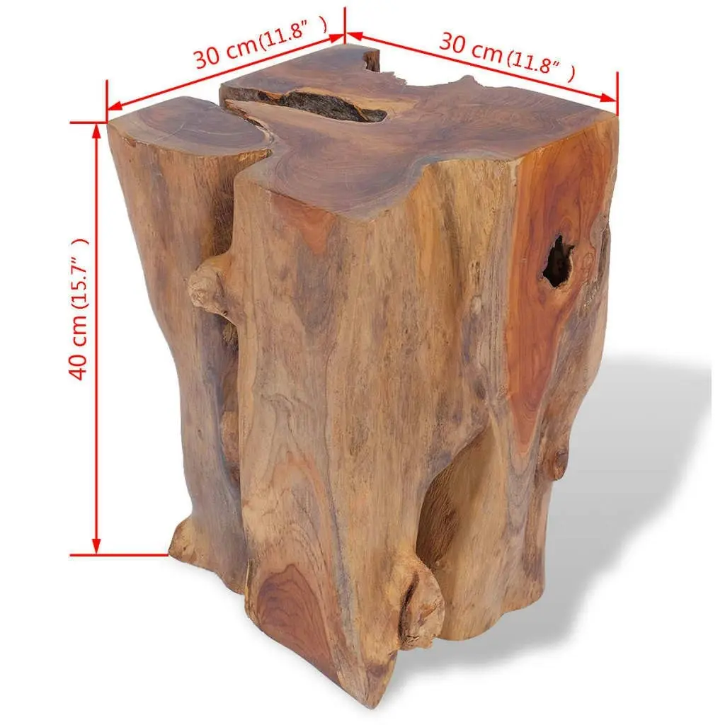 Stool Solid Teak Wood 243469