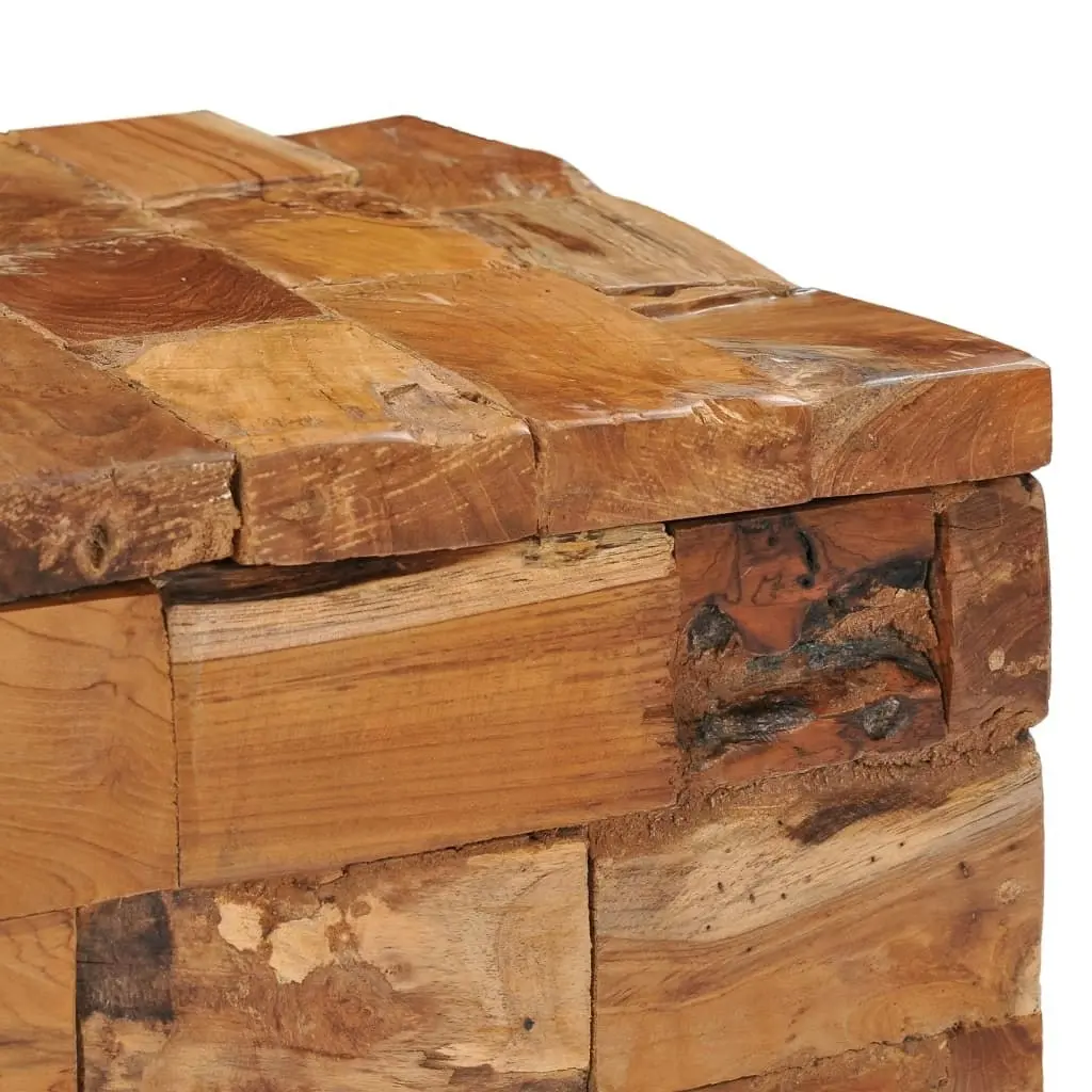 Storage Stool Solid Teak Wood 281654