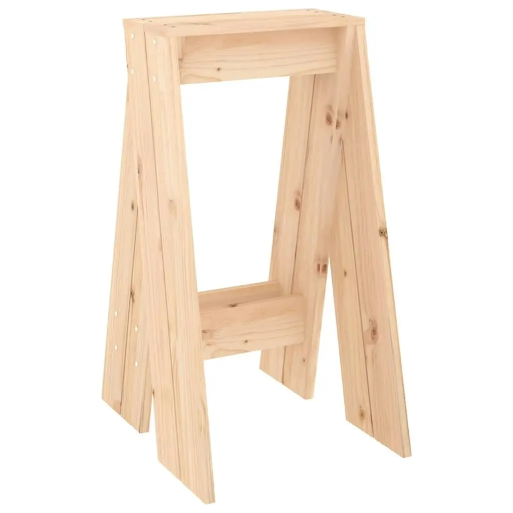 Stools 2 pcs 40x40x75 cm Solid Wood Pine 823669