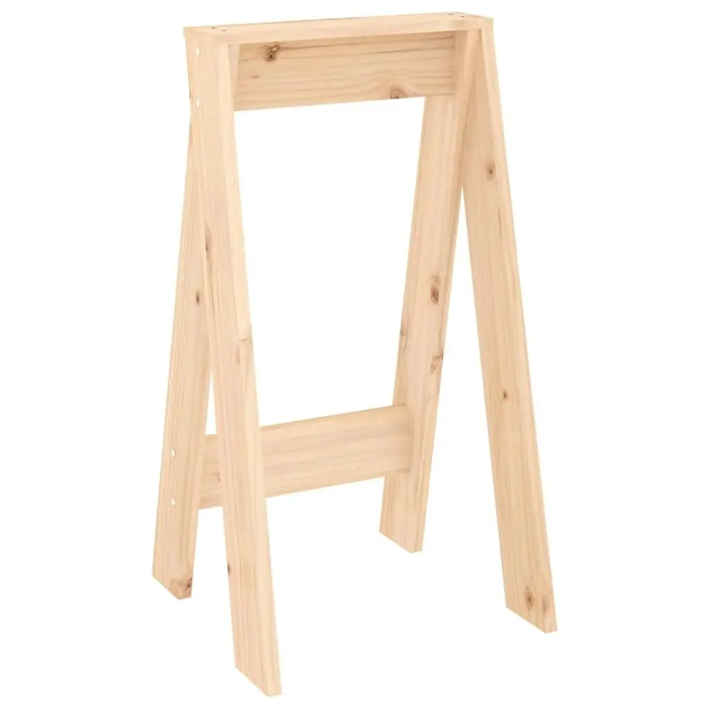 Stools 2 pcs 40x40x75 cm Solid Wood Pine 823669