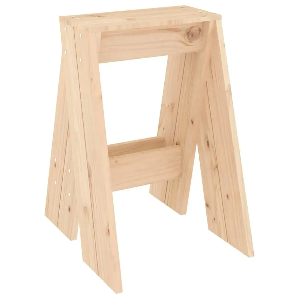 Stools 2 pcs 40x40x60 cm Solid Wood Pine 823664