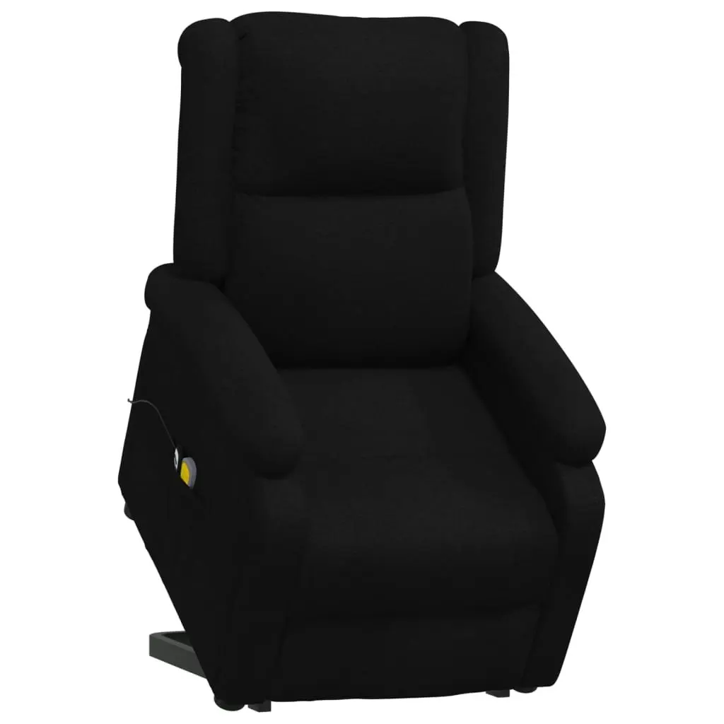 Stand up Massage Chair Black Fabric 3152329