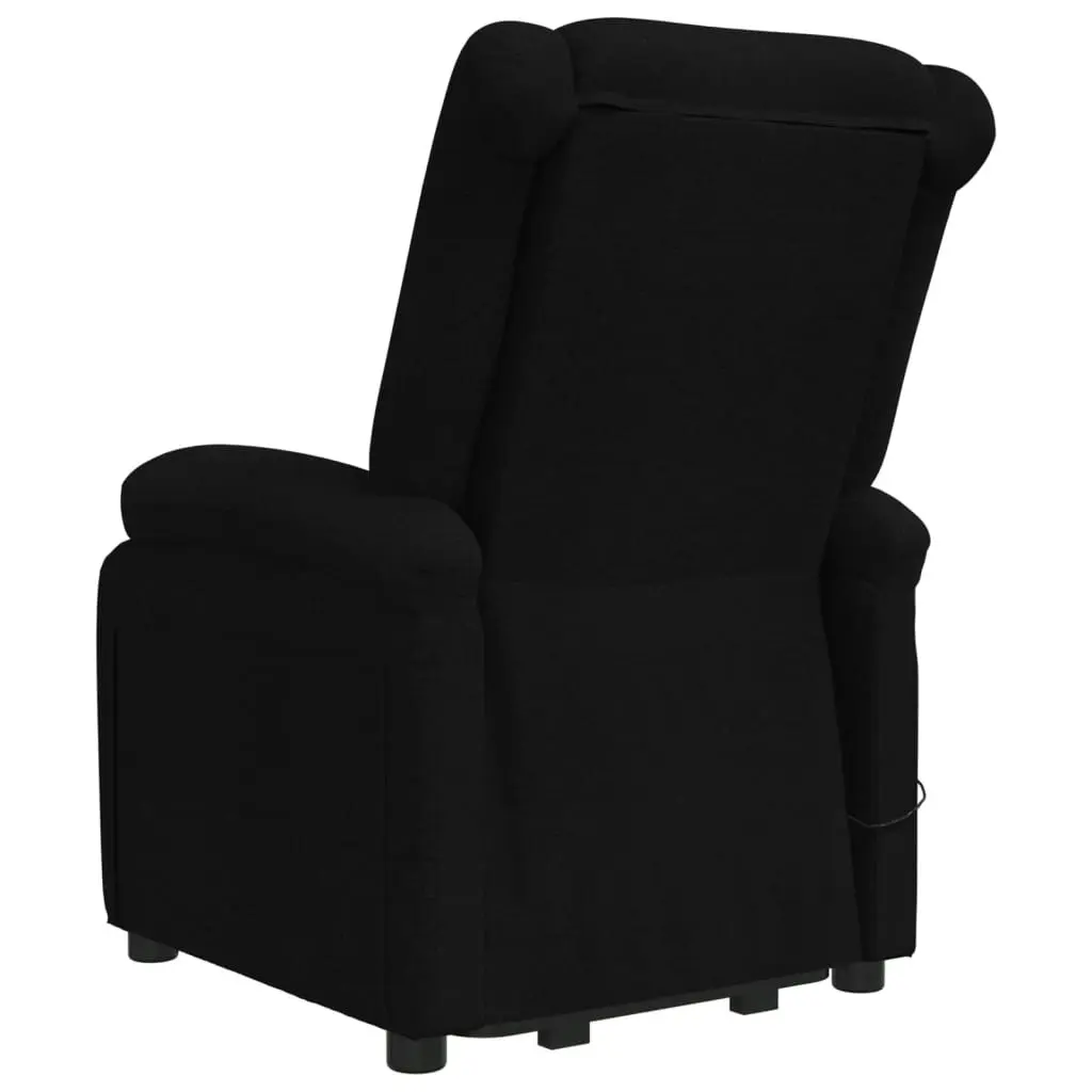 Stand up Massage Chair Black Fabric 3152329