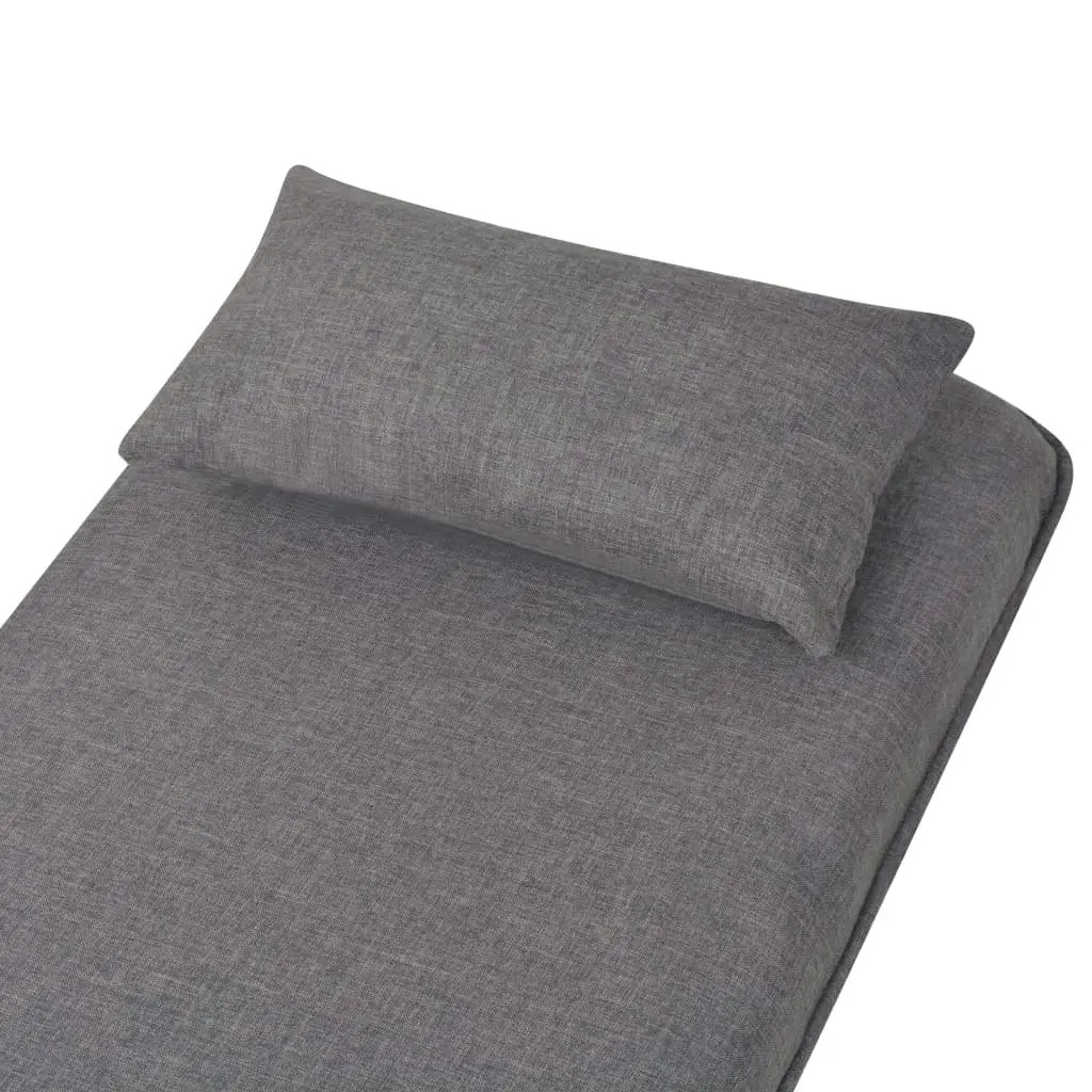 Swivel Chair and Sofa Bed Dark Grey Fabric 244667