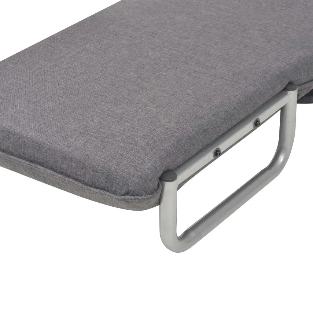 Swivel Chair and Sofa Bed Dark Grey Fabric 244667