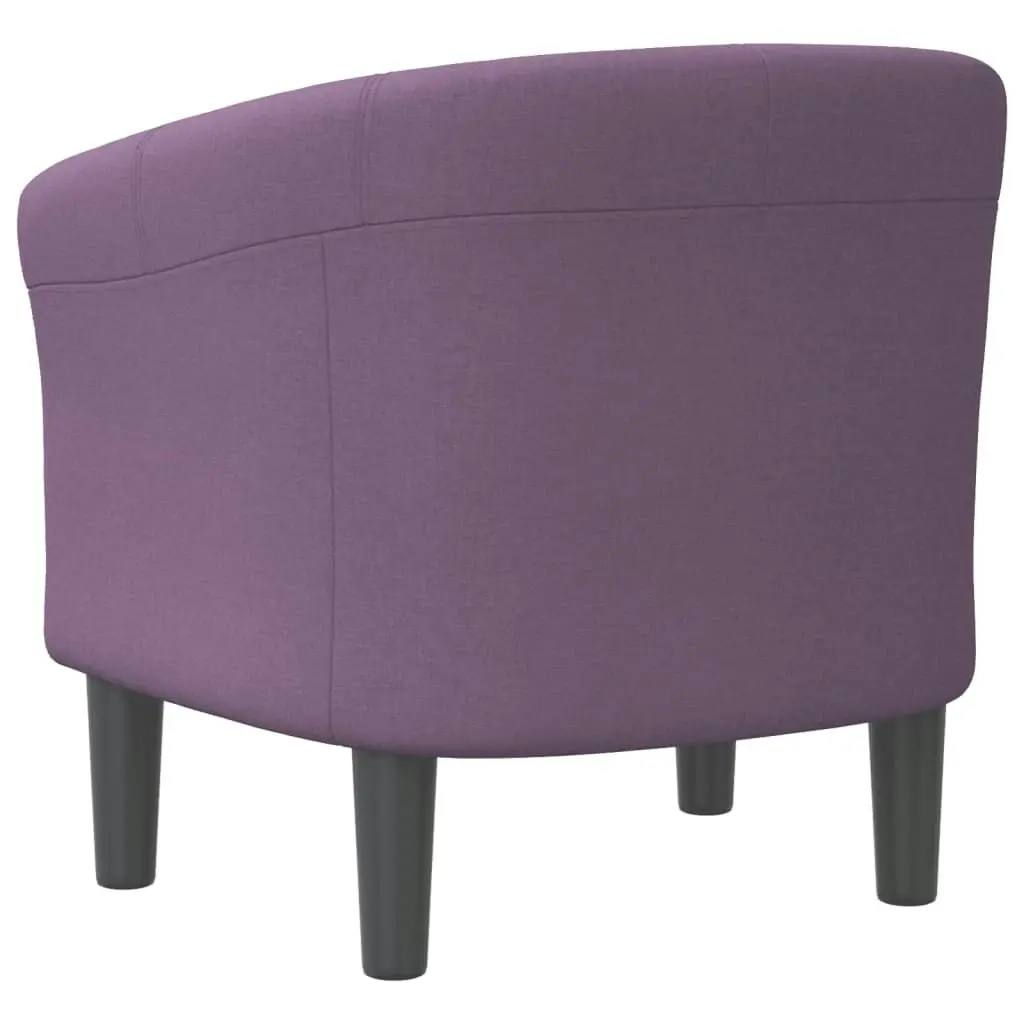 Tub Chair Purple Fabric 356433